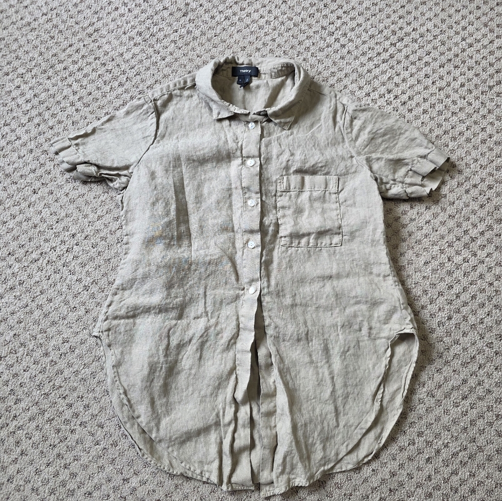 Theory linen shirt